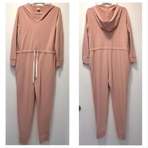 Large | Smash + Tess x Jillian Harris: Harris Hoodie Romper | Pretty Pink
